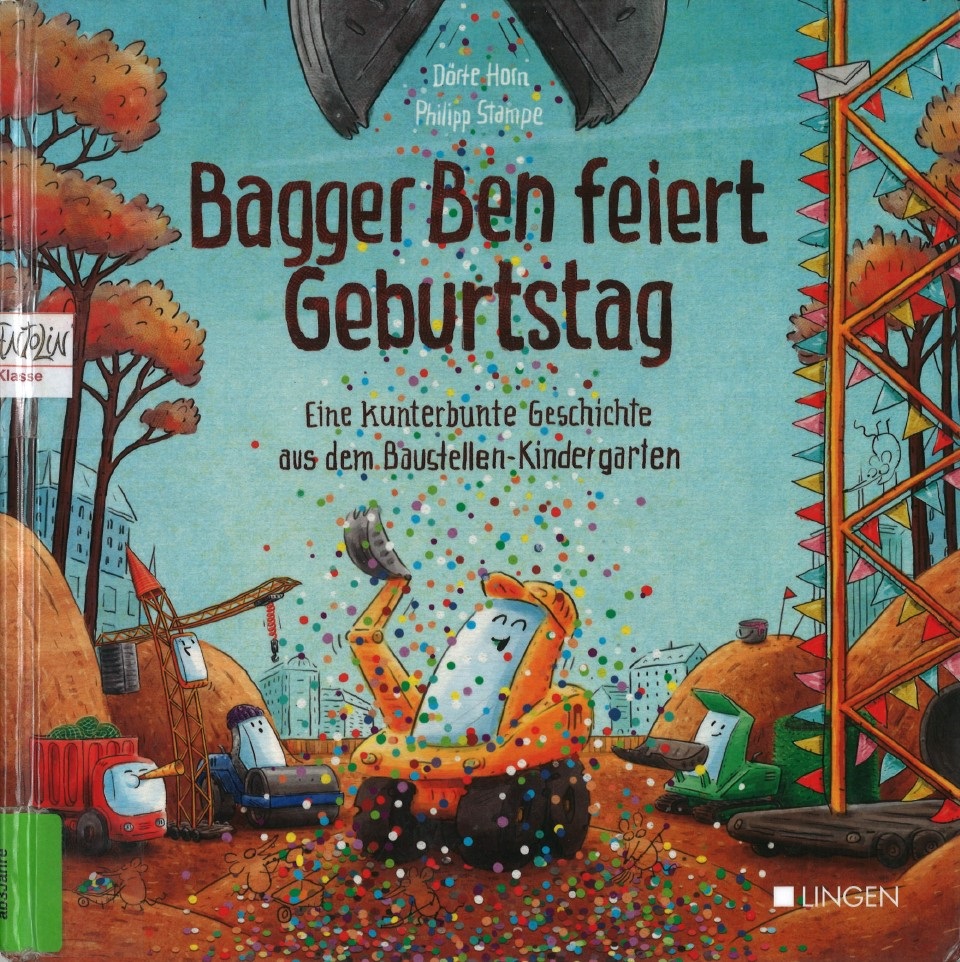 Foto: Buchcover "Bagger Ben feiert Geburtstag"