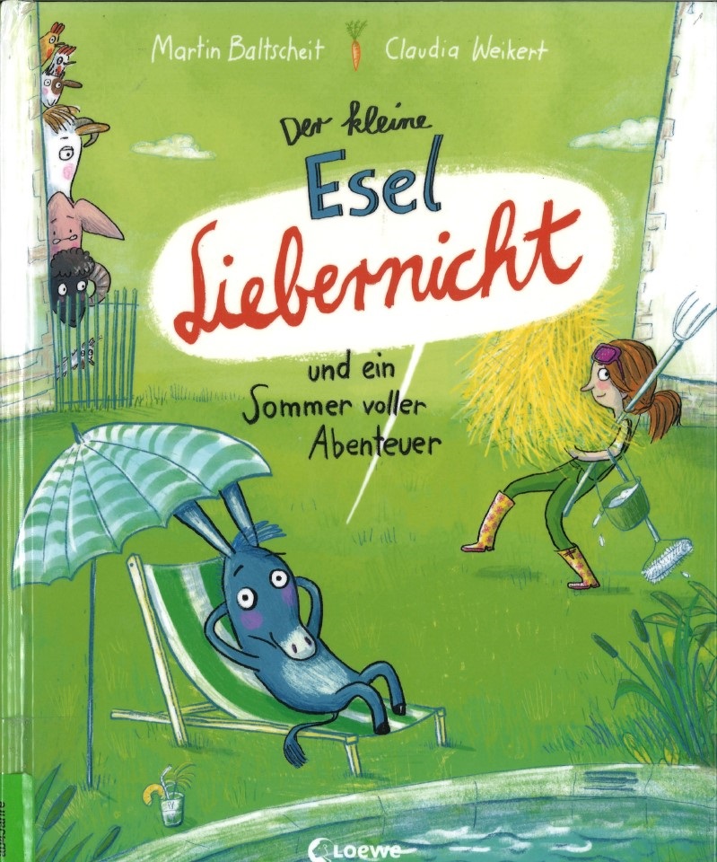 Foto: Buchcover " Der kleine Esel Liebernicht und ein Sommer voller Abenteuer"