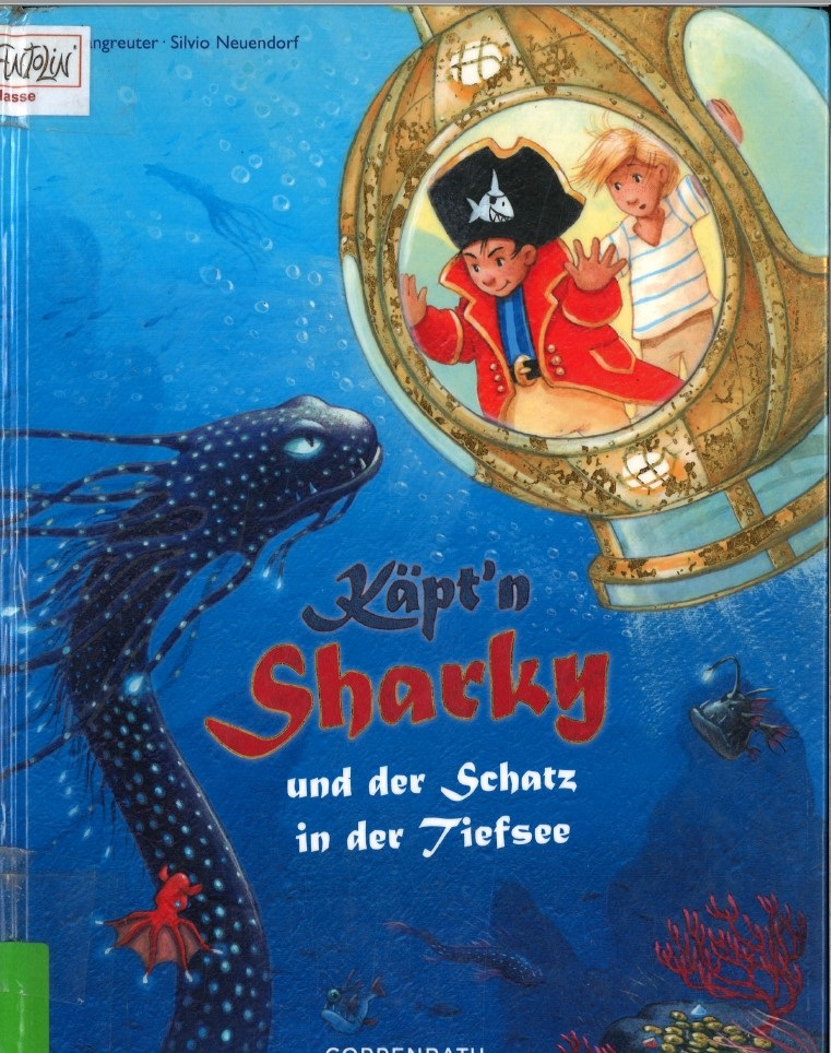 Foto: Buchcover „Käpt’n Sharky und der Schatz in der Tiefsee“