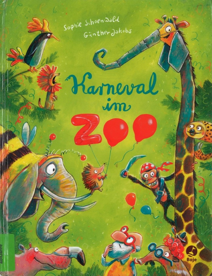 Foto: Buchcover „Karneval im Zoo“