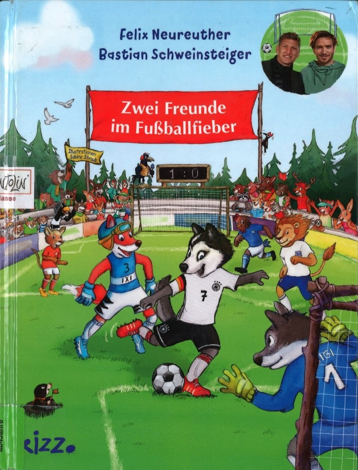 Foto: Buchcover "Zwei Freunde im Fußballfieber"