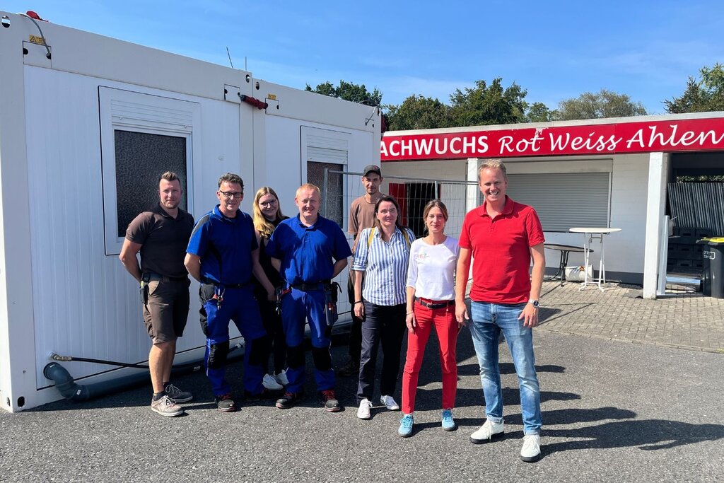 Foto: Baumaßnahme Wersestadion