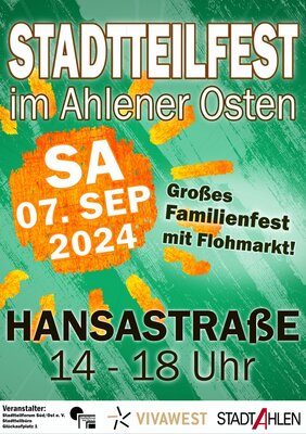 Foto: Plakat Stadtteilfest 2024