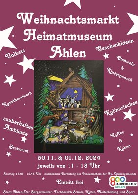 Foto: Weihnachtsmarkt Heimatmuseum 2024