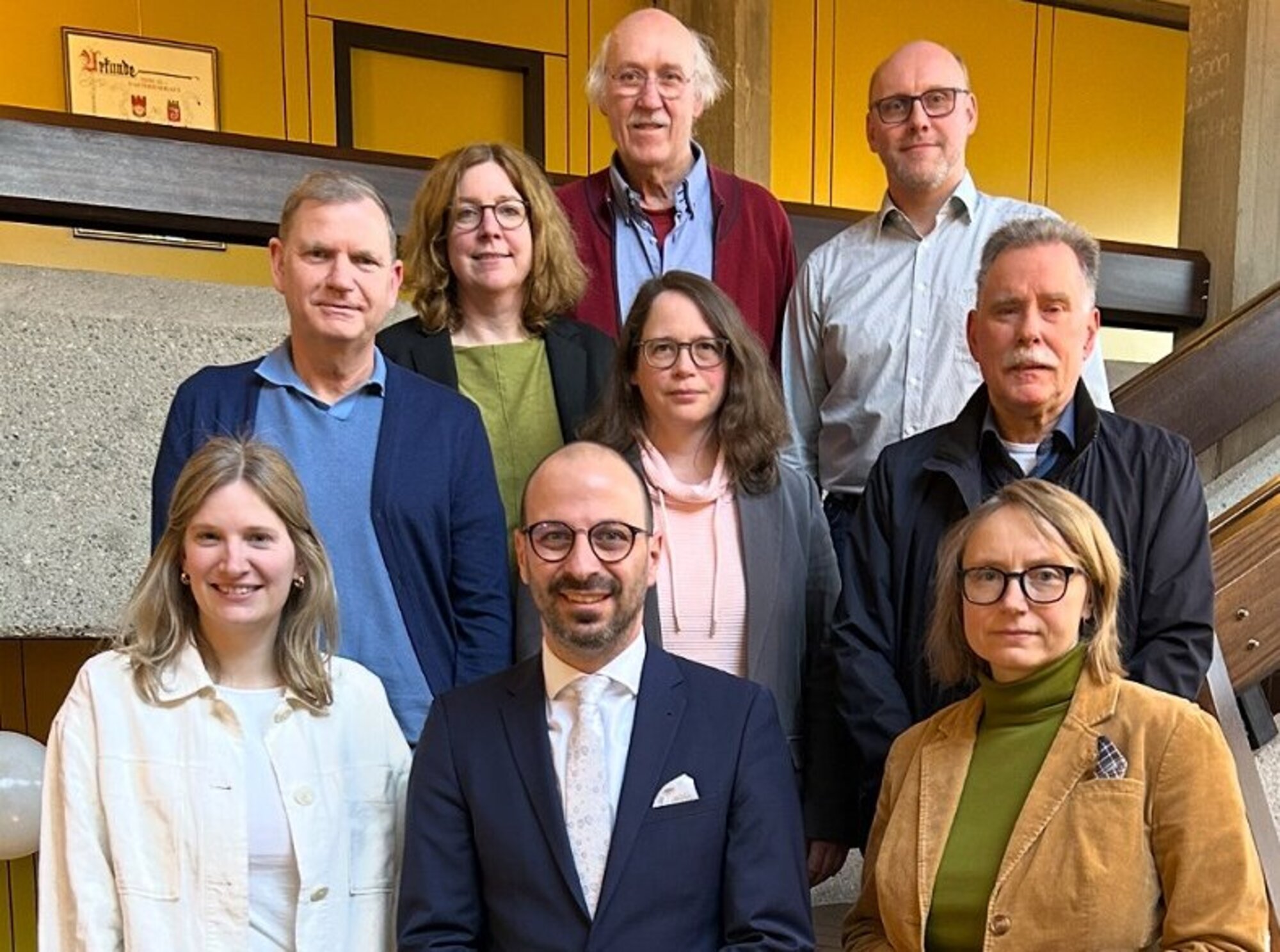 Foto: Gruppenfoto für Pressetermin "Erinnerung und Dialog"