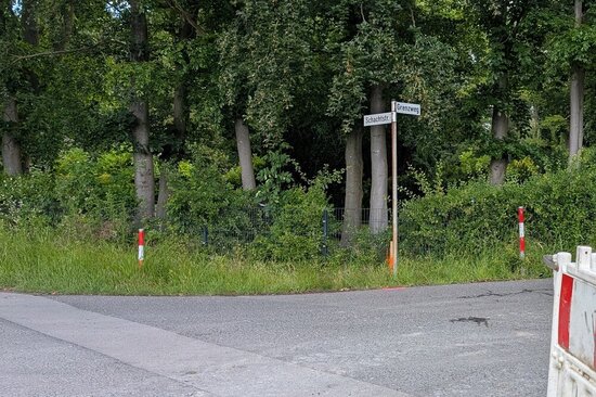 Dieser Bereich ist ab dem 15. Juni nicht befahrbar.