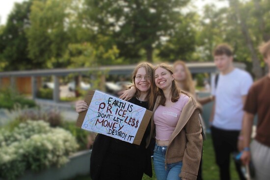 Emely Rebbert (l.) und Anhelina Vehera