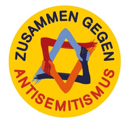 Foto: Logo Zusammen gegen Antisemitismus