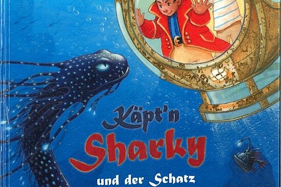 Foto: Buchcover „Käpt’n Sharky und der Schatz in der Tiefsee“