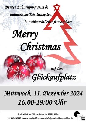 Foto: Plakat Merry Christmas 2024