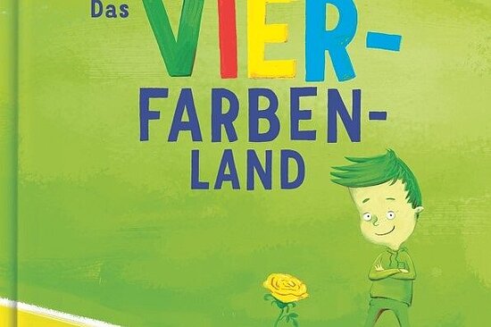 Foto: Buchcover "Das Vier-Farben-Land"