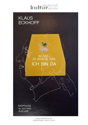 Foto: Plakat der Ausstellung von Klaus Eckhoff