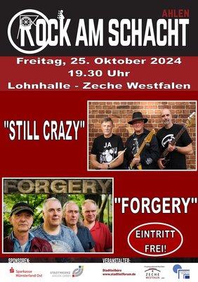 Foto: Plakat Rock am Schacht 25.10.2024