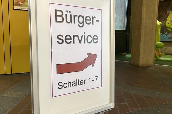 Information und Anmeldungen des Bürgerservice befinden sich wieder im Rathaus.